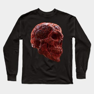 TARGET RED SKULL Long Sleeve T-Shirt